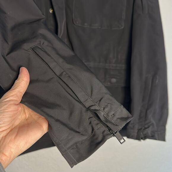 Theory Black Nylon Field Jacket Yost N Fuel Canvas Mens Utility Preppy Outdoor - Picture 6 of 14